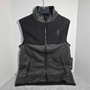 Browning Maverick Softshell Vest - Heather Grey / Black - Men's Size Small - NEW